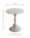 Beistelltisch >59134< in grau (Kaschmirgrau), Metall - 46x42cm (HxD)