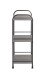 Regal >59823< 3 Ablagen, in anthrazit, Metall, Stahlrohr - 33x78x28cm (BxHxT)
