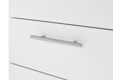 Rollcontainer >Ben< 3 Schubladen, 4 Rollen, in Weiß - 40x56x39cm (BxHxT)