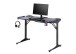 Gamingtisch >BC 3110< LED-Wechselbeleuchtung, in Schwarz / Carbonoptik - 119x76x60cm (BxHxT)