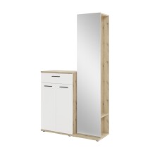 Kompaktgarderobe >Malaga< 2 Türen, 1 Schub,...