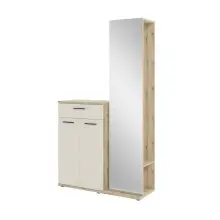 Kompaktgarderobe >Malaga< Türen, 1 Schub,...