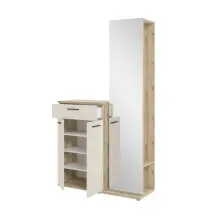 Kompaktgarderobe >Malaga< Türen, 1 Schub,...