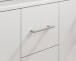 Anrichte >Drift< 4 Türen, 4 Shübe, in Weiß - 139x90x34cm (BxHxT)