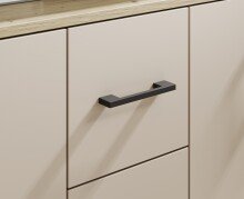 Anrichte >Drift< 4 Türen, 4 Schübe, Artisan Eiche Dekor/ Kaschmir - 139x90x34cm (BxHxT)