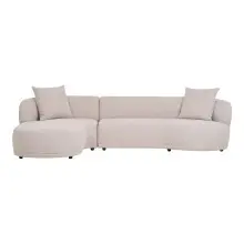 Ecksofa >Kingston< 2 Kissen, organische Form, in...