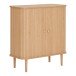 Kommode >Nikko< 2 Lammelen-Schiebetüren, 1 Boden, in eichefarbig - 40x87x80 (BxHxT)