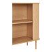 Kommode >Nikko< 2 Lammelen-Schiebetüren, 1 Boden, in eichefarbig - 40x87x80 (BxHxT)