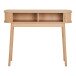 Konsolentisch >Nikko< Schminktisch, 2 Lamellen-Türen, in eichefarbig - 100x80,5x30 (BxHxT)