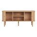 Lowboard >Nikko< 2 Lammelen-Türen, 2 Fächer, eichefarbig - 113x51,5x40 (BxHxT)