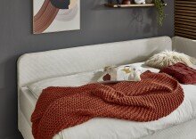 Polsterliege >Cabana< Liegefläche 90x200cm, Farbe beige, Stellmaß: 97x85x207cm (BxHxT)