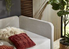 Polsterliege >Cabana< Liegefläche 90x200cm, Farbe beige, Stellmaß: 97x85x207cm (BxHxT)