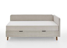 Polsterliege >Cabana< Liegefläche 90x200cm, Farbe beige, Stellmaß: 97x85x207cm (BxHxT)