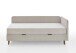 Polsterliege >Cabana< Liegefläche 90x200cm, Farbe beige, Stellmaß: 97x85x207cm (BxHxT)