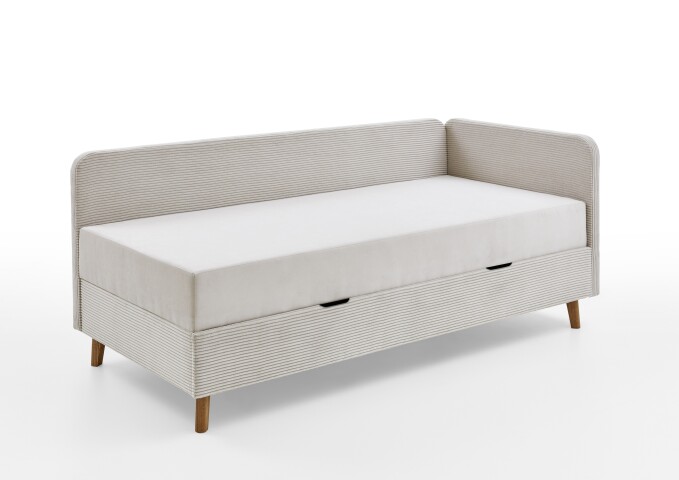 Polsterliege >Cabana< Liegefläche 120x200cm, Farbe beige, Stellmaß: 127x85x207cm (BxHxT)