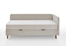 Polsterliege >Cabana< Liegefläche 120x200cm, Farbe beige, Stellmaß: 127x85x207cm (BxHxT)