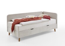 Polsterliege >Cabana< Liegefläche 120x200cm, Farbe beige, Stellmaß: 127x85x207cm (BxHxT)