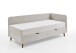 Polsterliege >Cabana< Liegefläche 120x200cm, Farbe beige, Stellmaß: 127x85x207cm (BxHxT)