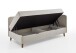 Polsterliege >Cabana< Liegefläche 120x200cm, Farbe beige, Stellmaß: 127x85x207cm (BxHxT)