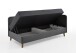 Polsterliege >Cabana< Liegefläche 90x200cm, Farbe grau, Stellmaß: 97x85x207cm (BxHxT)