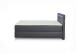 Boxbett >Candela< Liegefläche 140x200cm, schwarz / LED - Stellmaß: 142x110x209cm (BxHxT)