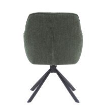 Armlehnstuhl >Avola< (2er-Set) Federkern, Drehfunktion, in Waldgrün - 57x87x65 (BxHxT)