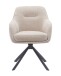Armlehnstuhl >Avola< (2er-Set) Federkern, Drehfunktion, leinen-beige - 57x87x65 (BxHxT)