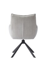 Armlehnstuhl >Marilla< (2er-Set) Federkern, Drehfunktion, leinen-beige - 59x86x65 (BxHxT)