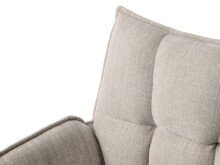 Armlehnstuhl >Marilla< (2er-Set) Federkern, Drehfunktion, leinen-beige - 59x86x65 (BxHxT)