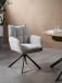 Armlehnstuhl >Marilla< (2er-Set) Federkern, Drehfunktion, leinen-beige - 59x86x65 (BxHxT)