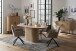 Armlehnstuhl >Marilla< (2er-Set) Federkern, Drehfunktion, leinen-beige - 59x86x65 (BxHxT)