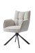 Armlehnstuhl >Marilla< (2er-Set) Federkern, Drehfunktion, leinen-beige - 59x86x65 (BxHxT)