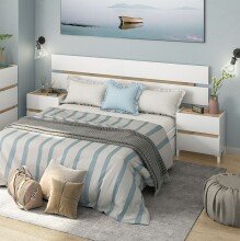 Bett-Set >TEMPUS< (4 Teilig) Nodi Eiche Dekor /...
