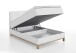 Boxspringbett >Catania< Liegefläche 120x200cm, weiß, Stellmaß: 122x116x211cm (BxHxT)