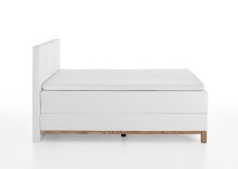 Boxspringbett >Catania< Liegefläche 140x200cm, weiß, Stellmaß: 142x116x211cm (BxHxT)