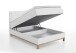Boxspringbett >Catania< Liegefläche 140x200cm, weiß, Stellmaß: 142x116x211cm (BxHxT)