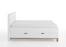 Boxspringbett >Catania< Liegefläche 160x200cm, weiß, Stellmaß: 162x116x211cm (BxHxT)