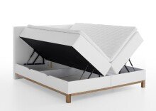 Boxspringbett >Catania< Liegefläche 160x200cm, weiß, Stellmaß: 162x116x211cm (BxHxT)