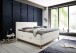 Boxspringbett >Catania< Liegefläche 160x200cm, weiß, Stellmaß: 162x116x211cm (BxHxT)
