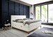 Boxspringbett >Catania< Liegefläche 160x200cm, weiß, Stellmaß: 162x116x211cm (BxHxT)