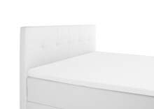 Boxspringbett >Catania< Liegefläche 180x200cm, weiß, Stellmaß: 182x116x211cm (BxHxT)
