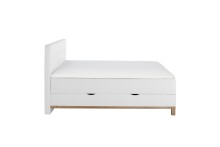 Boxspringbett >Catania< Liegefläche 180x200cm, weiß, Stellmaß: 182x116x211cm (BxHxT)