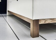 Boxspringbett >Catania< Liegefläche 180x200cm, weiß, Stellmaß: 182x116x211cm (BxHxT)