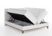 Boxspringbett >Catania< Liegefläche 180x200cm, weiß, Stellmaß: 182x116x211cm (BxHxT)