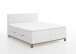 Boxspringbett >Catania< Liegefläche 180x200cm, weiß, Stellmaß: 182x116x211cm (BxHxT)