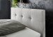 Boxspringbett >Catania< Liegefläche 120x200cm, hellgrau, Stellmaß: 122x116x211cm (BxHxT)