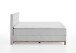 Boxspringbett >Catania< Liegefläche 140x200cm, hellgrau, Stellmaß: 142x116x211cm (BxHxT)