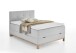 Boxspringbett >Catania< Liegefläche 140x200cm, hellgrau, Stellmaß: 142x116x211cm (BxHxT)