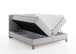 Boxspringbett >Catania< Liegefläche 160x200cm, hellgrau, Stellmaß: 162x116x211cm (BxHxT)