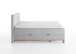 Boxspringbett >Catania< Liegefläche 180x200cm, hellgrau, Stellmaß: 182x116x211cm (BxHxT)